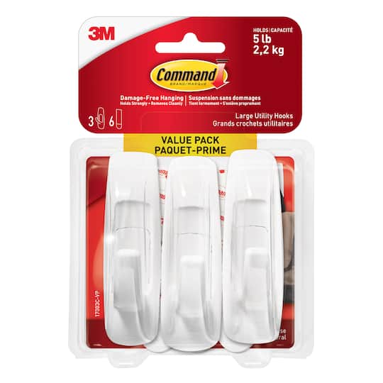 command light weight hooks value pack Wire Pack, Small, White, 9-Hooks (17067-9ES) (2) : Industrial & Scientific Clear hooks blend into high Command Small White Utility Hook